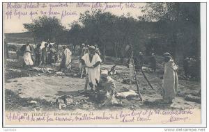 XQ 494/C P A  ALGERIE  - TIARET -BOUCHERS ARABES