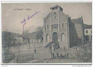XQ 493/C P A  ALGERIE  - TIARET - L'EGLISE