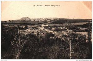 TIARET Vue du Village Nègre