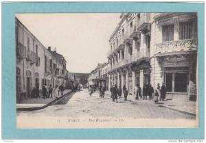TIARET .  Rue  Bugeaud .    -  1919   -  BELLE  CARTE ANIMEE -