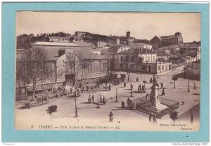 TIARET .  Place Pasteur et Marché Couvert . - BELLE  CARTE ANIMEE -
