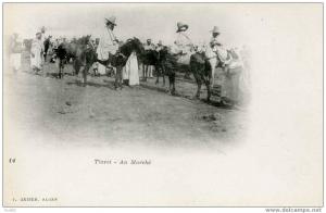 *ALGERIE - TIARET - AU MARCHE - ANIMEE - J. GEISER ALGER N° 14
