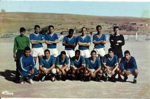 Algérie - TIARET - EQUIPE DE FOOTBALL du CLUB J.S.M.T.  années 60/70  Exclusiv.BAKHTI à ORAN - éditeur  SPADEM -CIMCOLOR