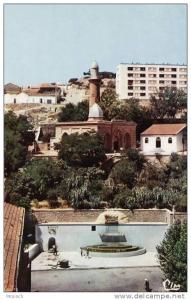 Algérie. Tiaret. Fontaine d'Aïn-el-Karma et Mosquée. T.B.E