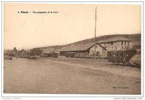 Tiaret - Vue générale de la Gare - CPA