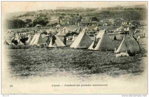 ALGERIE  - DZ-033  - TIARET  - PENDANT LES GRANDES MANOEUVRES