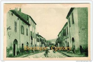 ALGERIE - TIARET - Rue principale de la Redoute - Dos Scané