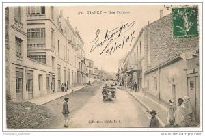 Tiaret - Rue Cambon animée - CPA