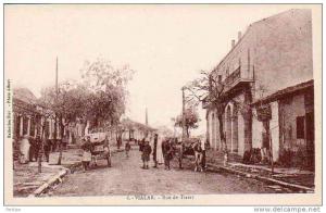 AFRIQUE. ALGERIE. VIALAR. Vue sur La Rue de Tiaret.