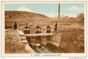 AFRIQUE. ALGERIE. TIARET. Vue sur Le Barrage de La Mine.