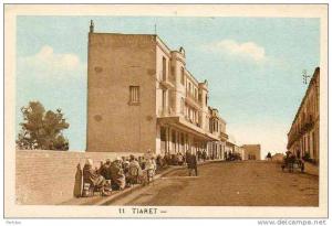 AFRIQUE. ALGERIE. TIARET. Vue sur une Rue.