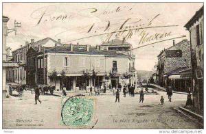 AFRIQUE. ALGERIE. MASCARA. Vue sur La Place Mogador et La Rue de Tiaret.