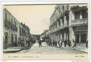 TIARET-Algèrie- La rue Bugeaud-1919