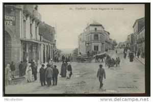 ALGERIE TIARET /  Rue Bugeaud  et Cambon   /
