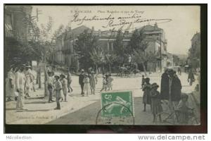 ALGERIE MASCARA  /  Place Mogador et rue de Tiaret