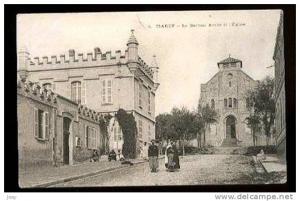 CART2830-TIARET - LE BUREAU ARABE ET L'EGLISE