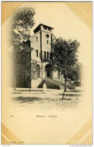 AFRIQUE du NORD - ALGERIE - TIARET - PHOTO J. GEISER N° 12 - L'EGLISE