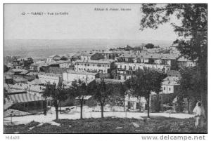 ALGERIE  .  TIARET.  VUE PARTIELLE.
