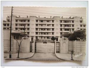 cpsm, carte photo, très belle vue, Tizi Ouzou, la gendarmerie