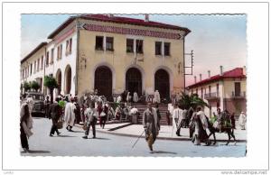 Algérie Tizi-Ouzou la poste Editions Jomone rue Mogador à Alger n°65 , plan animé , ane