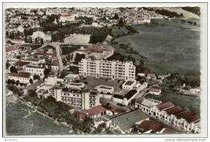 ALGERIE - TIZI OUZOU -  Vue panoramique aérienne en 1959