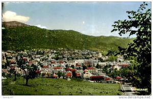 Belle CPSM format cpa   - Tizi Ouzou.Vue générale, vue du Bordj. D 843