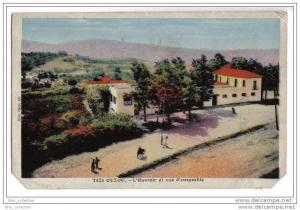 Tizi - Ouzou - l´Ouvroir et vue d´ensemble - 1945 - animée - colorisée - coins coupés