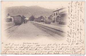 cpa afrique Tizi Ouzou la gare n°18 J.geiser Alger type nuage