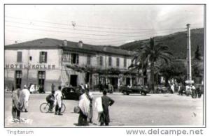 ALGERIE-CPSM TIZI OUZOU -(entrée de la ville et l'hotel Koller)
