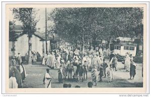 CPSM - TIZI-OUZOU (Algérie) - Entrée de la Ville (Série Fêtes Centenaire 1930)