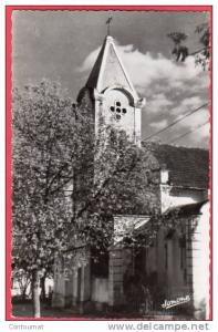 CPSM ALGERIE TIZI OUZOU  l'église * format CPA