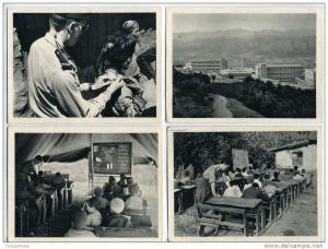 TIZI  OUZOU - troupes  françaises de pacification en Kabylie ( 9 cartes  FM )