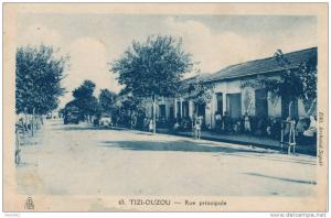 AFRIQUE - ALGERIE - TIZI OUZOU - Rue principale (animation)