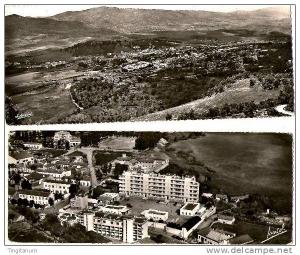 TIZI-OUZOU-DEUX (2) CPSM -VUES GENERALES PANORAMIQUES -VUE DU BELLOUA ET VUE PANORAMIQUE