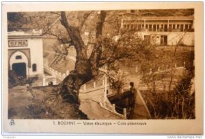 ALGERIE BOGHNI USINE ELECTRIQUE COIN PITTORESQUE - EDITIONS PHOTO AFRICAINES ALGER - CPSM ECRITE 1949 NON TIMBREE