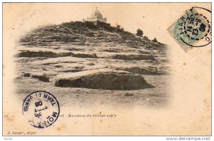 ALGERIE  TIARET  Marabout du Village Nègre  ..... ( Ref FA1365 )