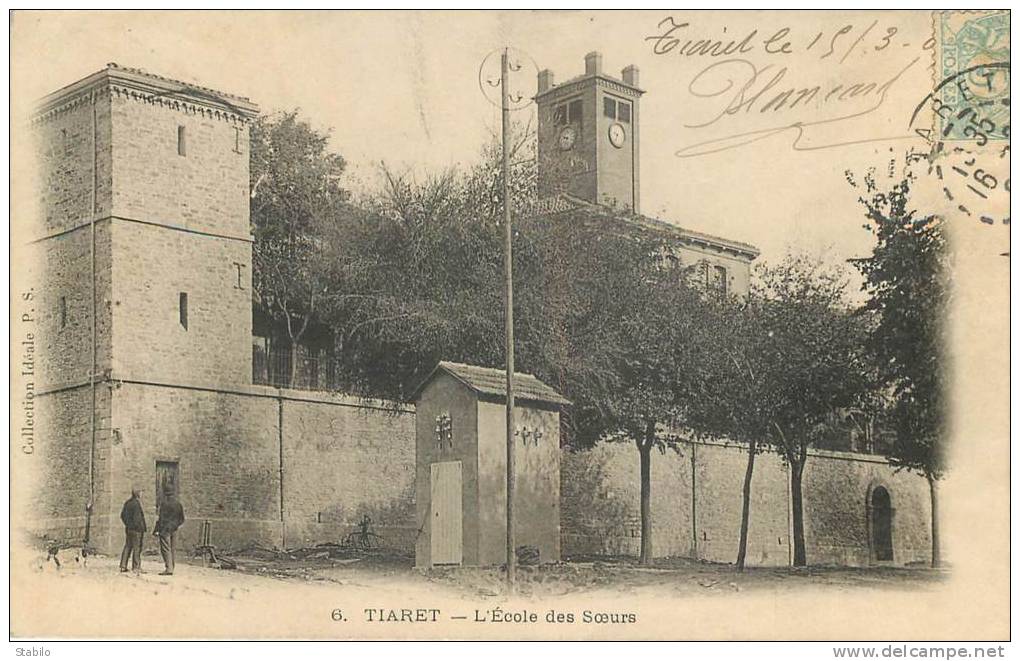 ALGERIE - TIARET - L'ECOLE DES SOEURS