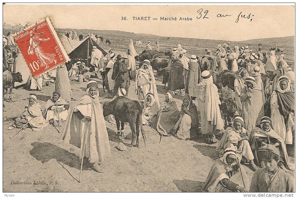 cpa Tiaret marché arabe