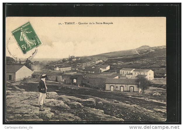 CPA Tiaret, Quartier de la Petite-Mosquee
