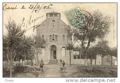 cpa-Algerie-Tiaret-l´egli se(animée)