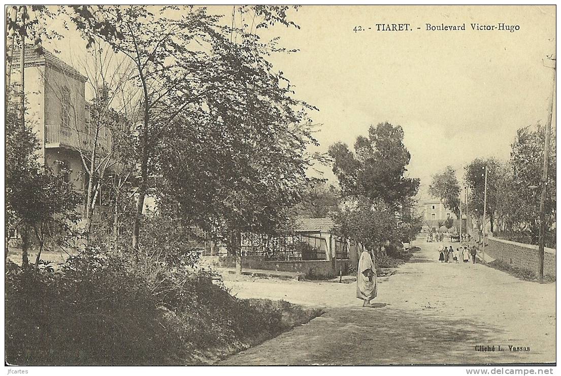 ALGERIE * TIARET - Boulevard Victor Hugo