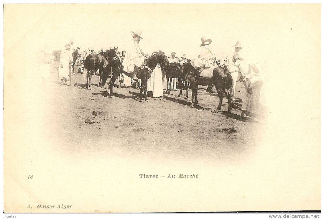 ALGERIE * TIARET - Au Marché