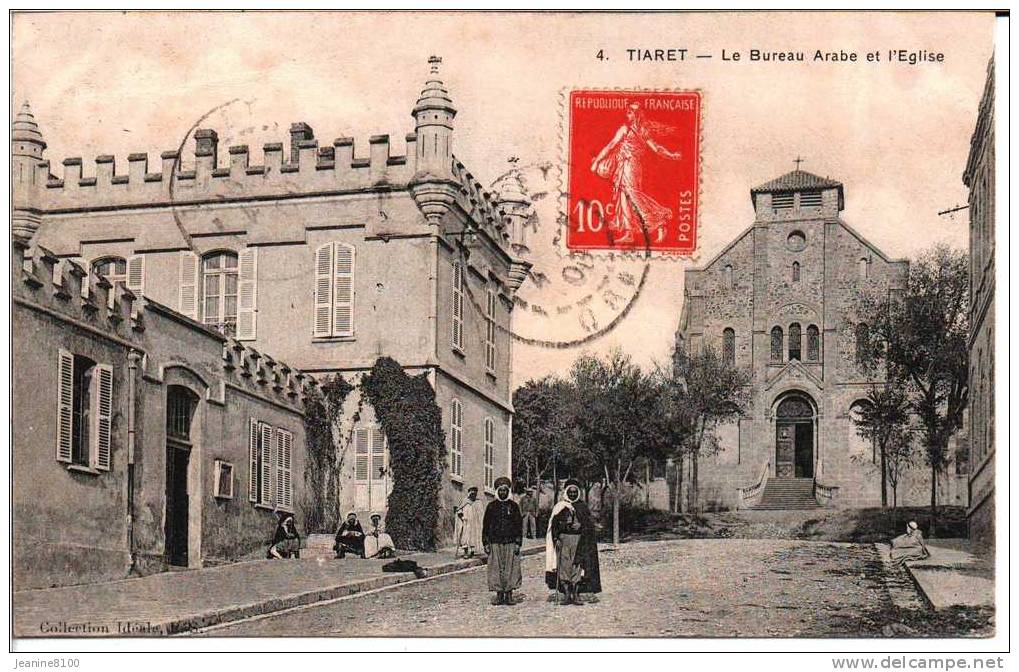 TIARET  Le Bureau Arabe et l'Eglise