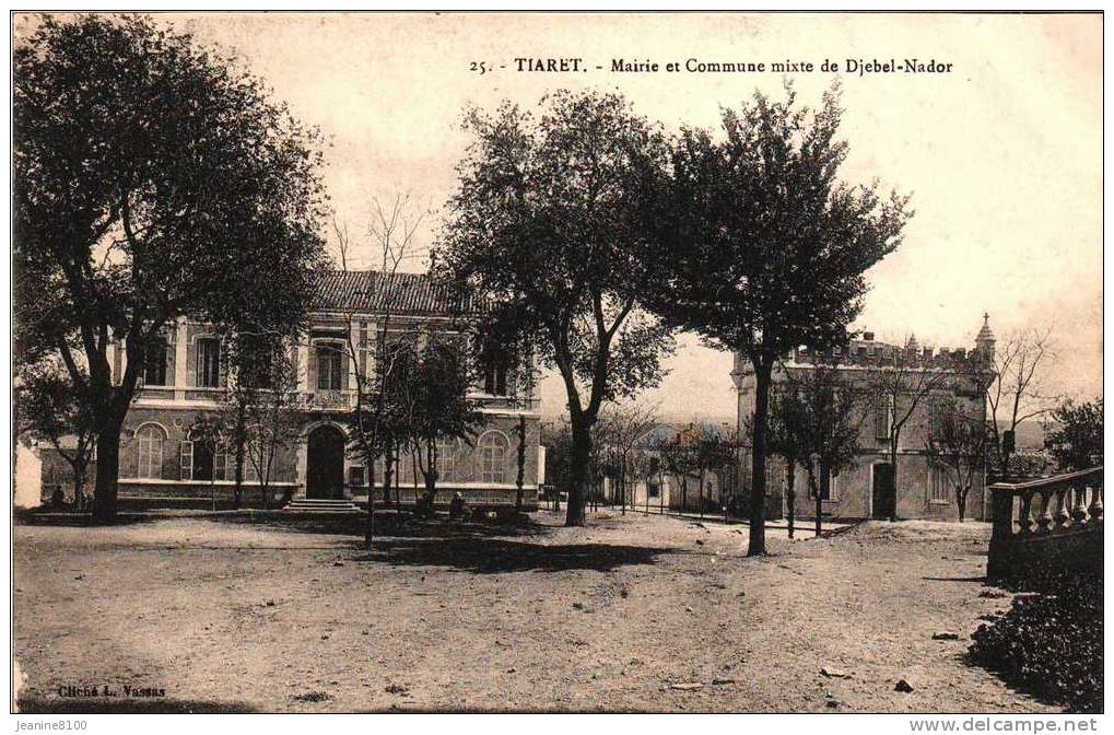 TIARET Mairie et Commune mixte de Djebel-Nador