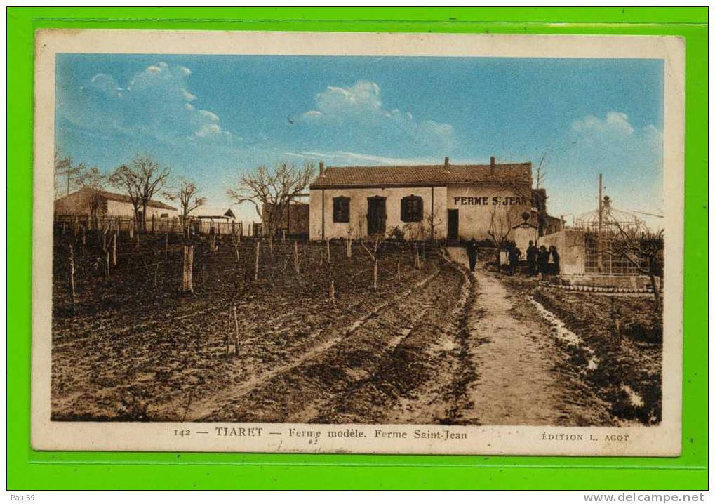 TIARET - Ferme modéle - Ferme Saint Jean.