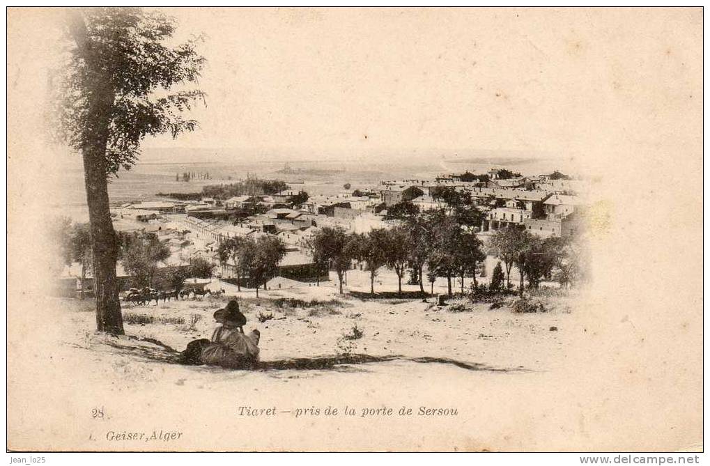 (aa) CPA  Tiaret  pris de la porte de Sersou (bonne etat)