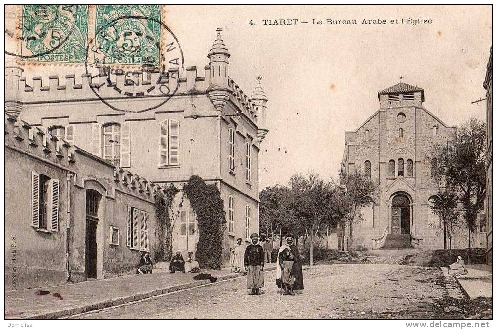 TIARET_ LE BUREAU ARABE ET L'EGLISE..