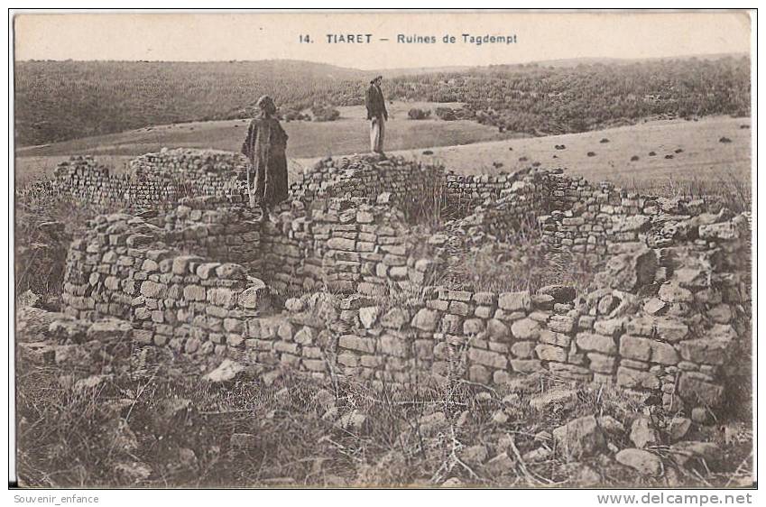 CPA Tiaret  Ruines de Tagdempt Algérie