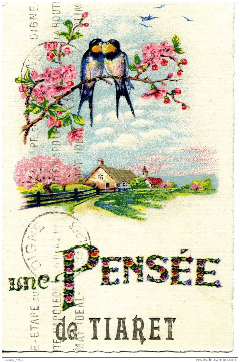 UNE PENSEE DE TIARET ....CPA