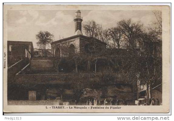 Tiaret - mosquee - Fontaine du Figuier
